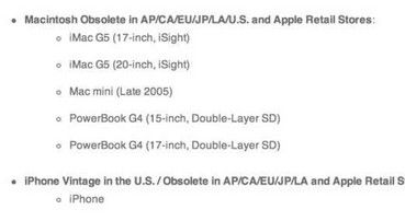 Apple wycofuje usługi dla starszych komputerów Mac i pierwszego iPhone’a