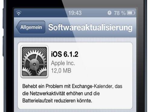 Apple wydaje iOS 6.1.2, naprawiono błąd Exchange